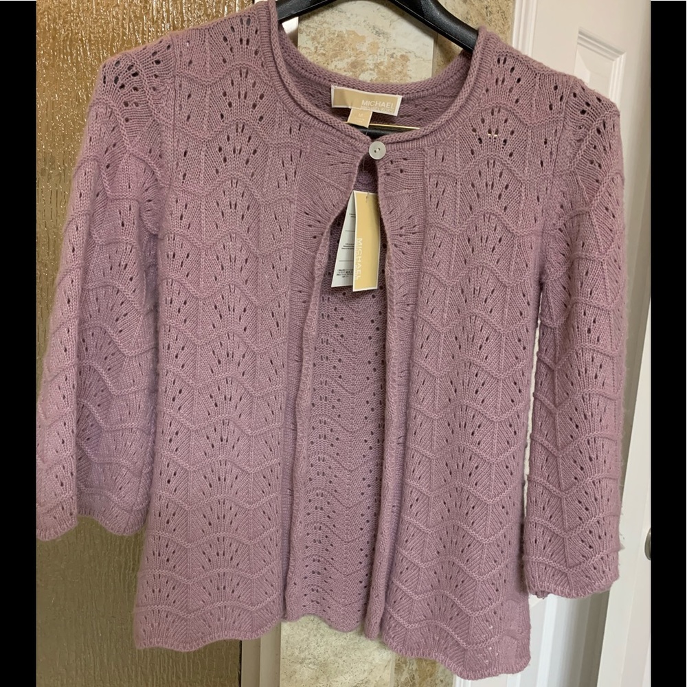 Brand New Michael Kors Cashmere Cardigan.
